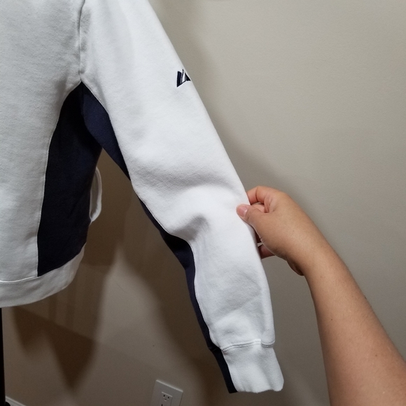 COPY - Majestic YANKEES Sweater Hoodie Color White With Navy Blue SIZE M... - Picture 9 of 17